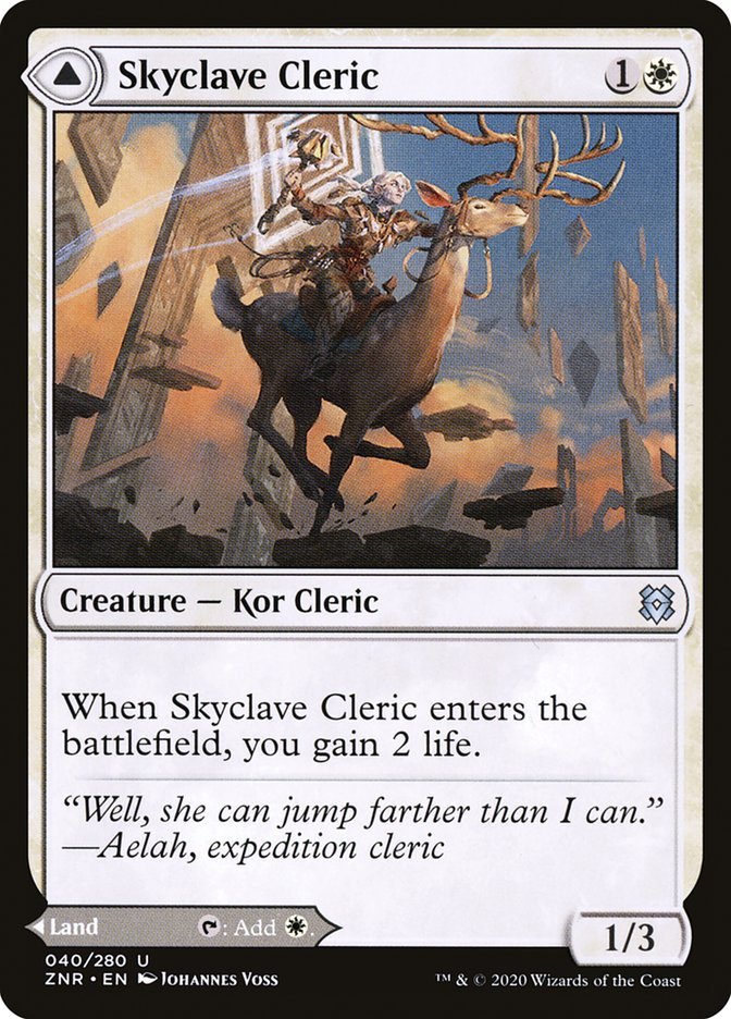 Skyclave Cleric // Skyclave Basilica [Zendikar Rising] - Card Brawlers