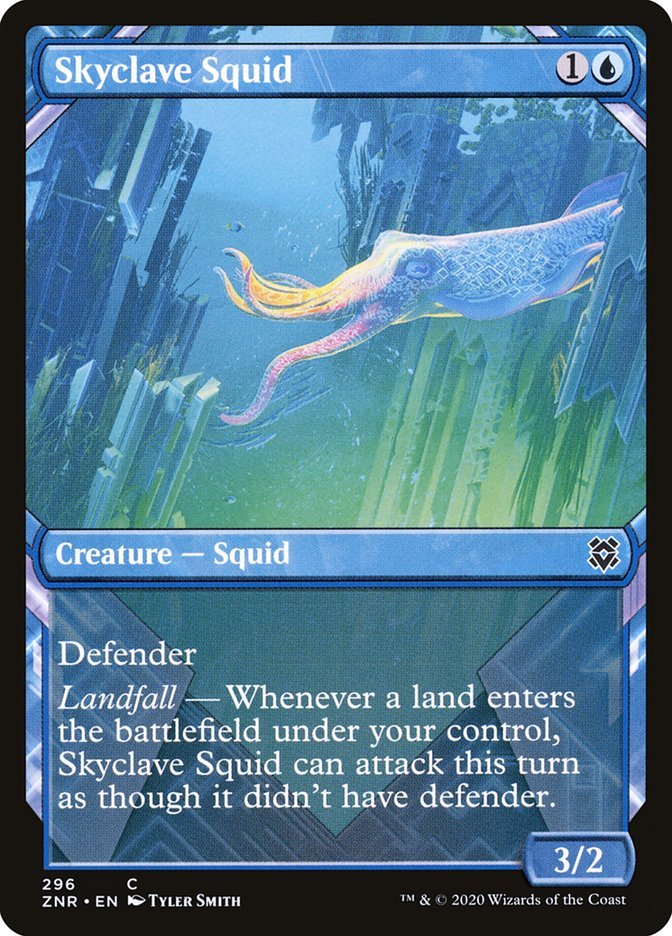 Skyclave Squid (Showcase) [Zendikar Rising] - Card Brawlers