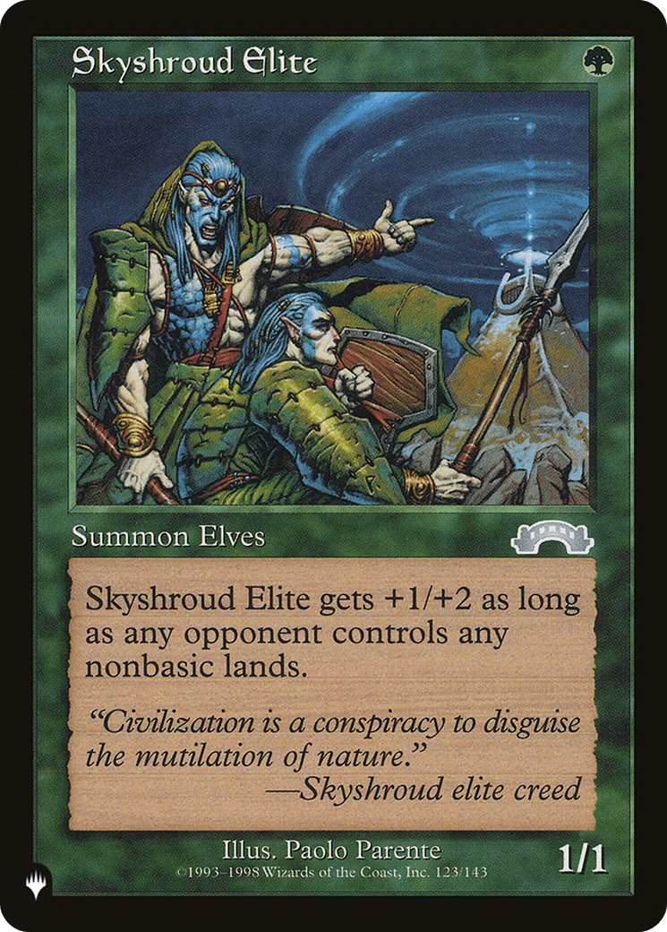 Skyshroud Elite [The List] - Card Brawlers