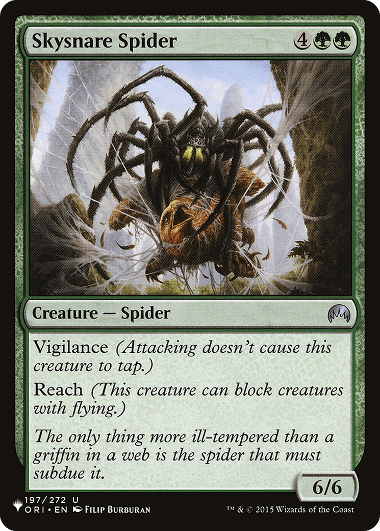 Skysnare Spider [The List] - Card Brawlers