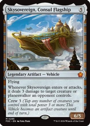 Skysovereign, Consul Flagship (FDC-285) - Commander: Foundations - Card Brawlers