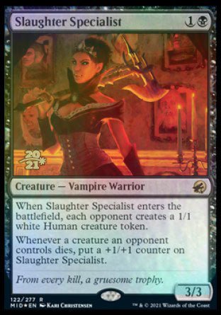 Slaughter Specialist [Innistrad: Midnight Hunt Prerelease Promos] - Card Brawlers