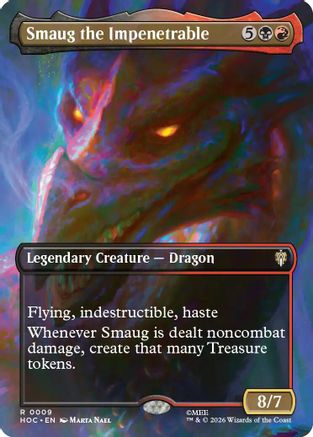 Smaug the Impenetrable (Borderless) (HOC-009) - The Hobbit: Eternal-Legal - Card Brawlers
