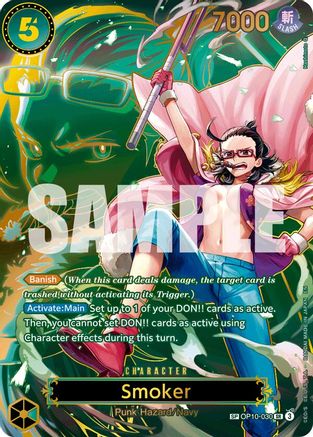 Smoker - OP10-030 (SP) (OP10-030) - Carrying On His Will Foil - Card Brawlers