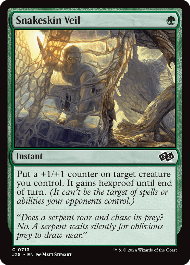 Snakeskin Veil [Foundations Jumpstart] - Card Brawlers