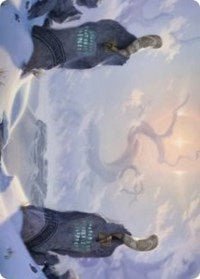 Snow - Covered Plains (276) Art Card [Kaldheim Art Series] - Card Brawlers