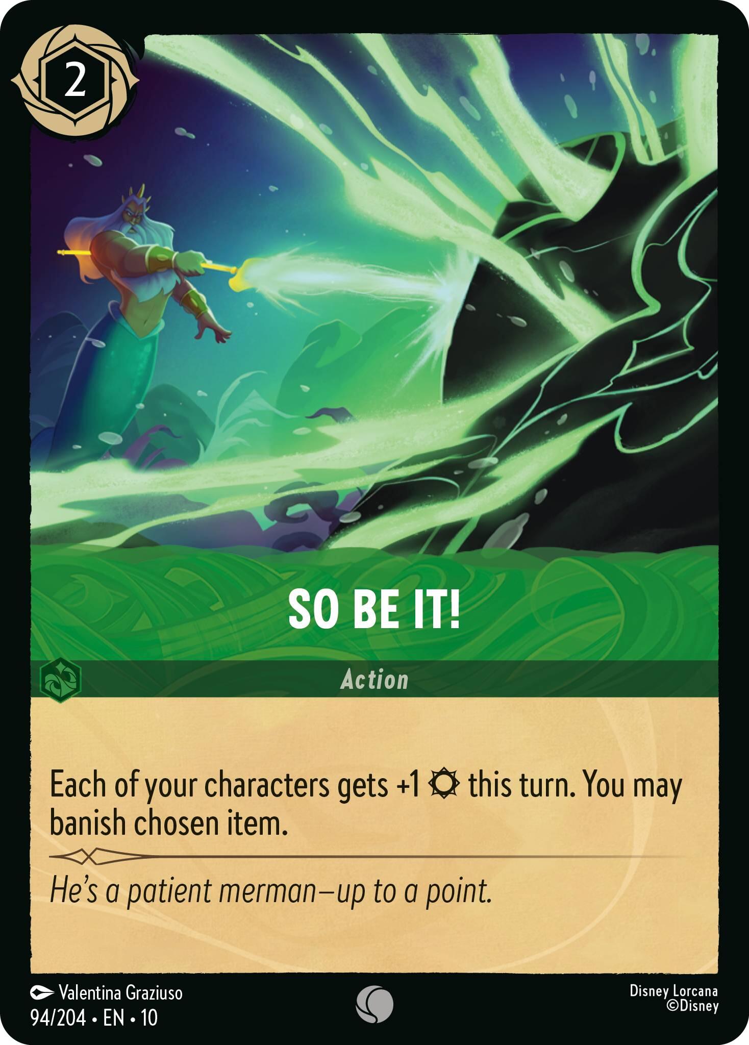 So Be It! (94/204) [Whispers in the Well] - Card Brawlers