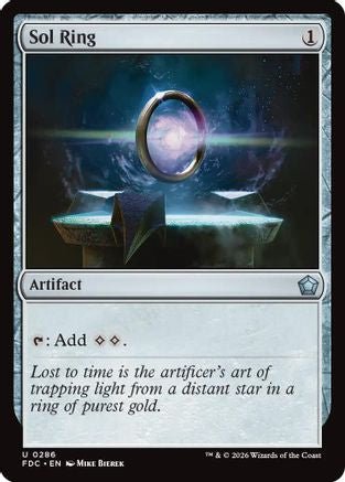 Sol Ring (0286) (FDC-286) - Commander: Foundations - Card Brawlers