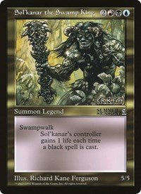 Sol'kanar the Swamp King (Oversized) [Oversize Cards] - Card Brawlers