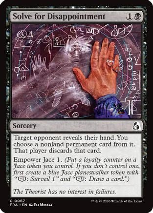 Solve for Disappointment (FRA-067) - Reality Fracture - Card Brawlers