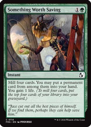 Something Worth Saving (FRA-114) - Reality Fracture - Card Brawlers