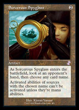 Sorcerous Spyglass (Timeshifted) [Time Spiral Remastered] - Card Brawlers