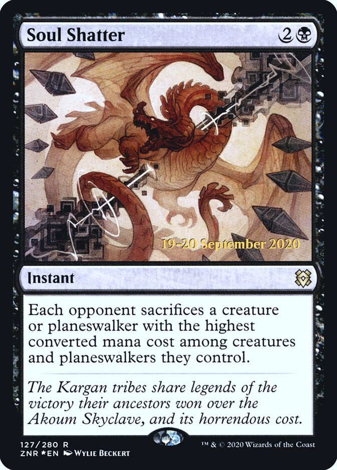 Soul Shatter [Zendikar Rising Prerelease Promos] - Card Brawlers