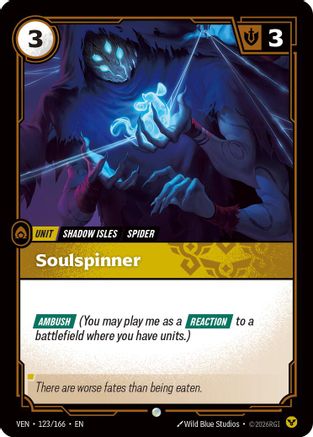 Soulspinner (123/166) - Vendetta Foil - Card Brawlers