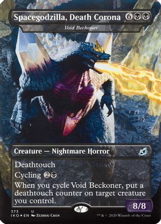 Spacegodzilla, Death Corona - Void Beckoner (IKO-373) - Ikoria: Lair of Behemoths - Card Brawlers