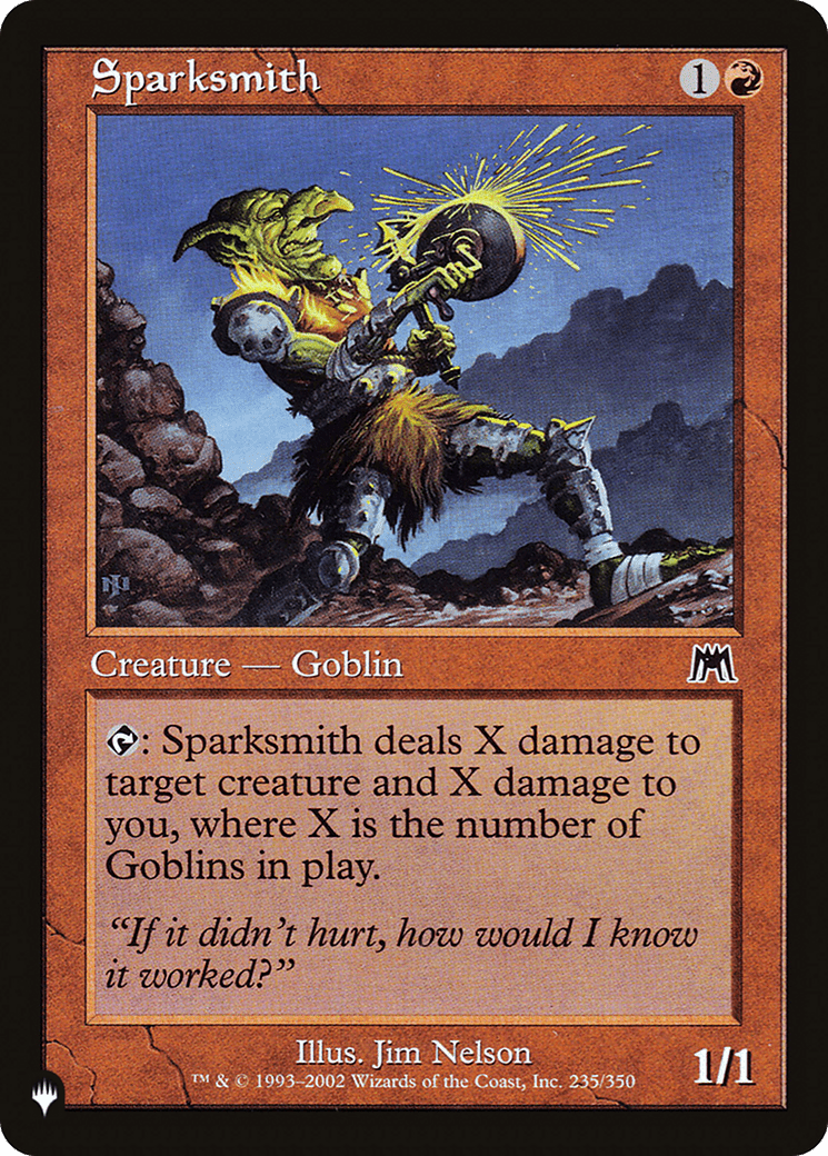 Sparksmith [The List] - Card Brawlers