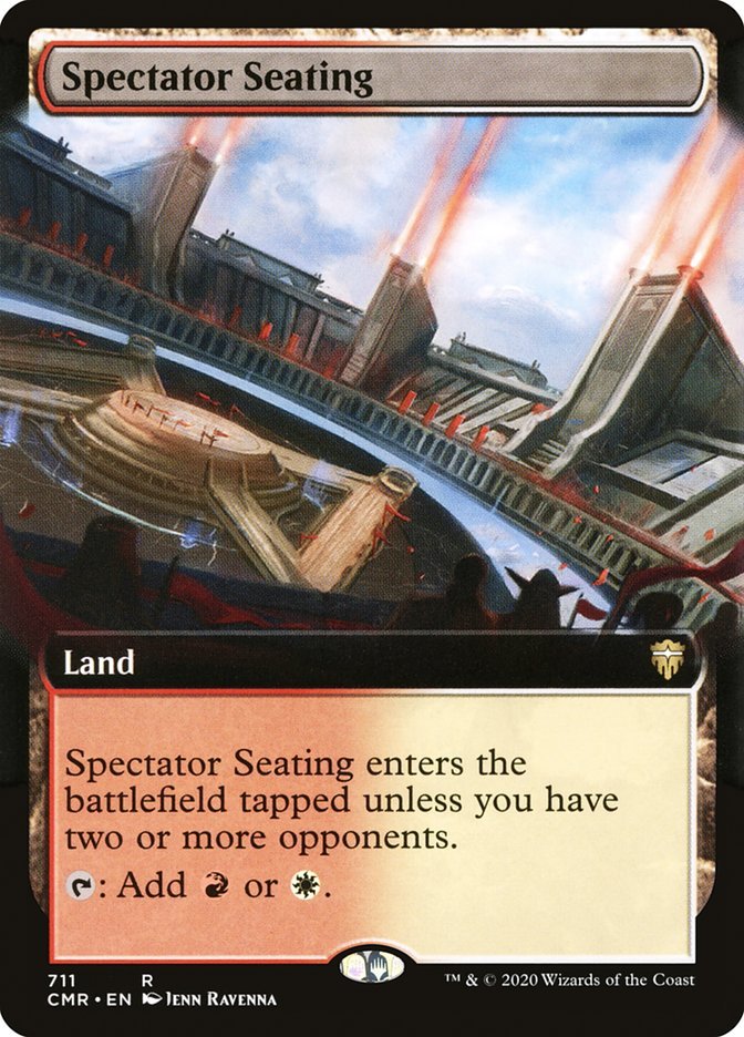 Spectator Seating (Extended Art) [Commander Legends] - Card Brawlers