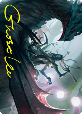 Specter of the Fens Art Card (Gold - Stamped Signature) [Strixhaven: School of Mages Art Series] - Card Brawlers