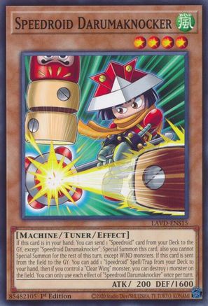Speedroid Darumaknocker (LAVD-ENS15) - Legendary Arc-V Decks 1st Edition - Card Brawlers