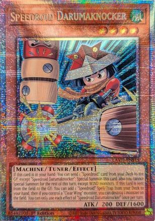 Speedroid Darumaknocker (Starlight Rare) (LAVD-ENS15) - Legendary Arc-V Decks 1st Edition - Card Brawlers