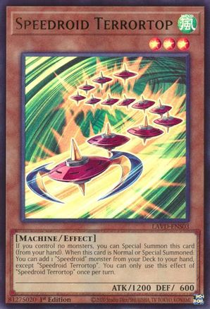 Speedroid Terrortop (UR) (LAVD-ENS03) - Legendary Arc-V Decks 1st Edition - Card Brawlers
