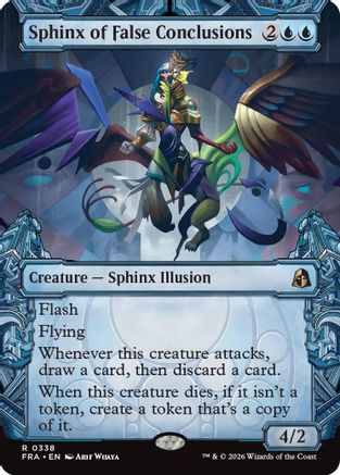 Sphinx of False Conclusions (Showcase) (FRA-338) - Reality Fracture - Card Brawlers