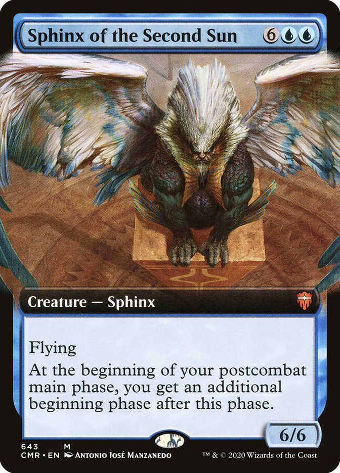 Sphinx of the Second Sun (Extended Art) [Commander Legends] - Card Brawlers