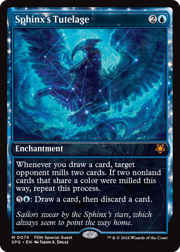 Sphinx's Tutelage (Showcase) [Foundations Special Guests] - Card Brawlers