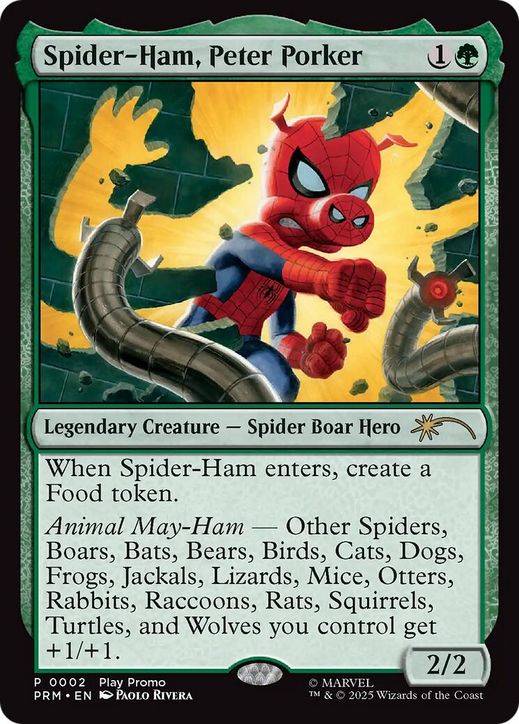 Spider - Ham, Peter - Porker [Wizards Play Network 2025] - Card Brawlers