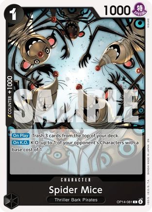 Spider Mice (OP14-081) - The Azure Sea's Seven - Card Brawlers