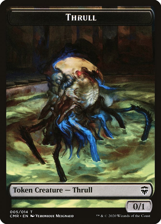 Spirit // Thrull Double - Sided Token [Commander Legends Tokens] - Card Brawlers