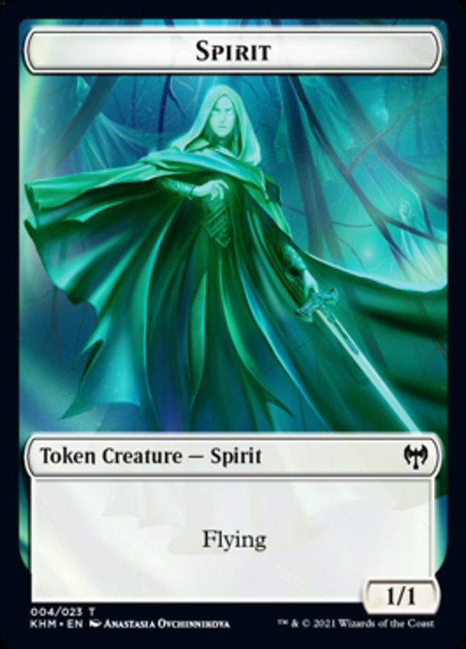 Spirit Token [Kaldheim Tokens] - Card Brawlers