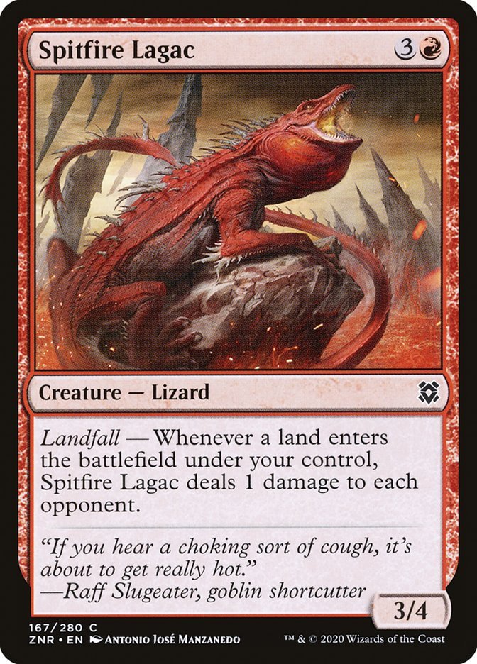 Spitfire Lagac [Zendikar Rising] - Card Brawlers