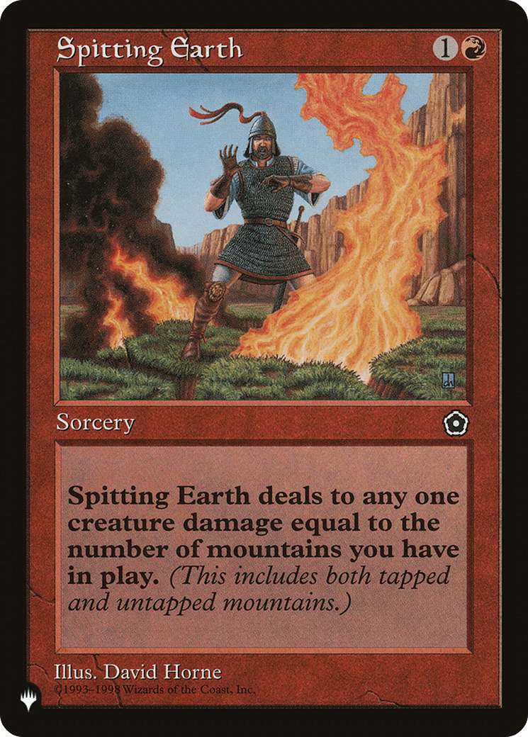 Spitting Earth [The List] - Card Brawlers