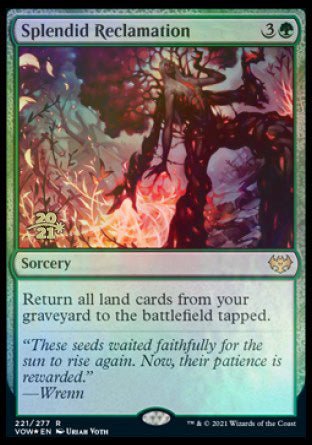Splendid Reclamation [Innistrad: Crimson Vow Prerelease Promos] - Card Brawlers