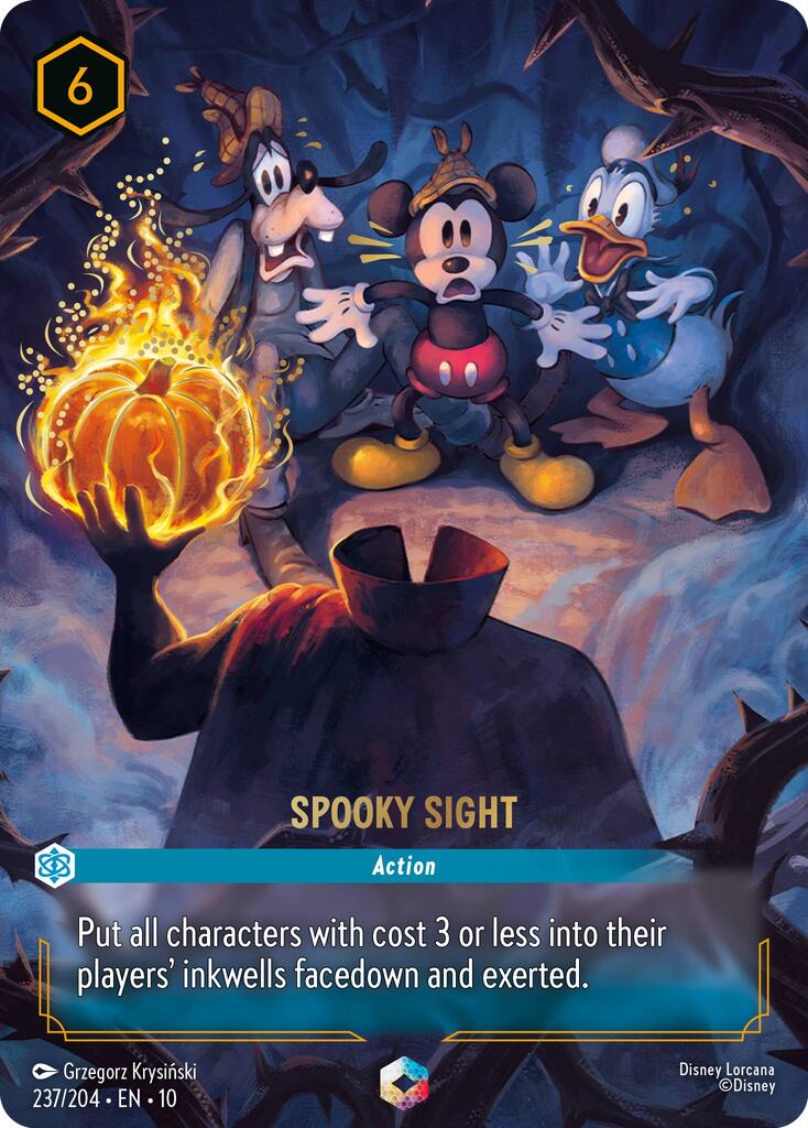 Spooky Sight (Enchanted) (237/204) [Whispers in the Well] - Card Brawlers