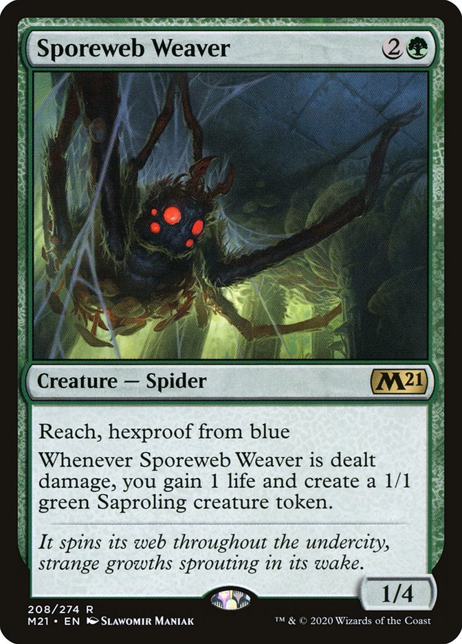 Sporeweb Weaver [Core Set 2021] - Card Brawlers
