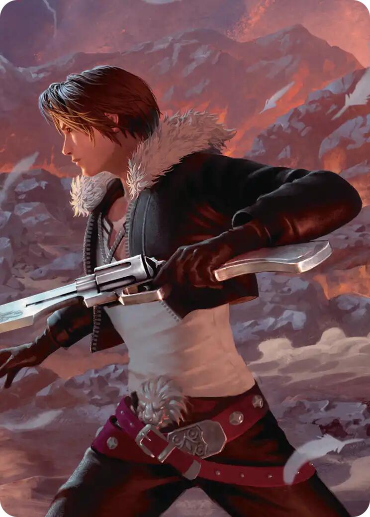 Squall, Gunblade Duelist Scene Art Card [FINAL FANTASY Art Series] - Card Brawlers