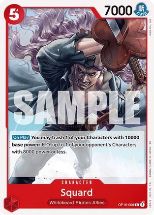 Squard (OP16-008) - The Time of Battle - Card Brawlers