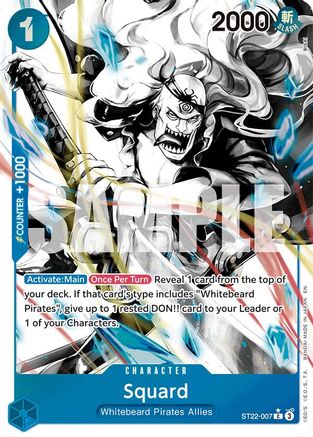 Squard (Parallel) (ST22-007) - Starter Deck 22: Ace & Newgate Foil - Card Brawlers