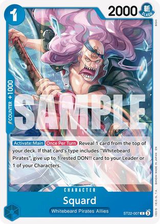 Squard (ST22-007) - Starter Deck 22: Ace & Newgate - Card Brawlers