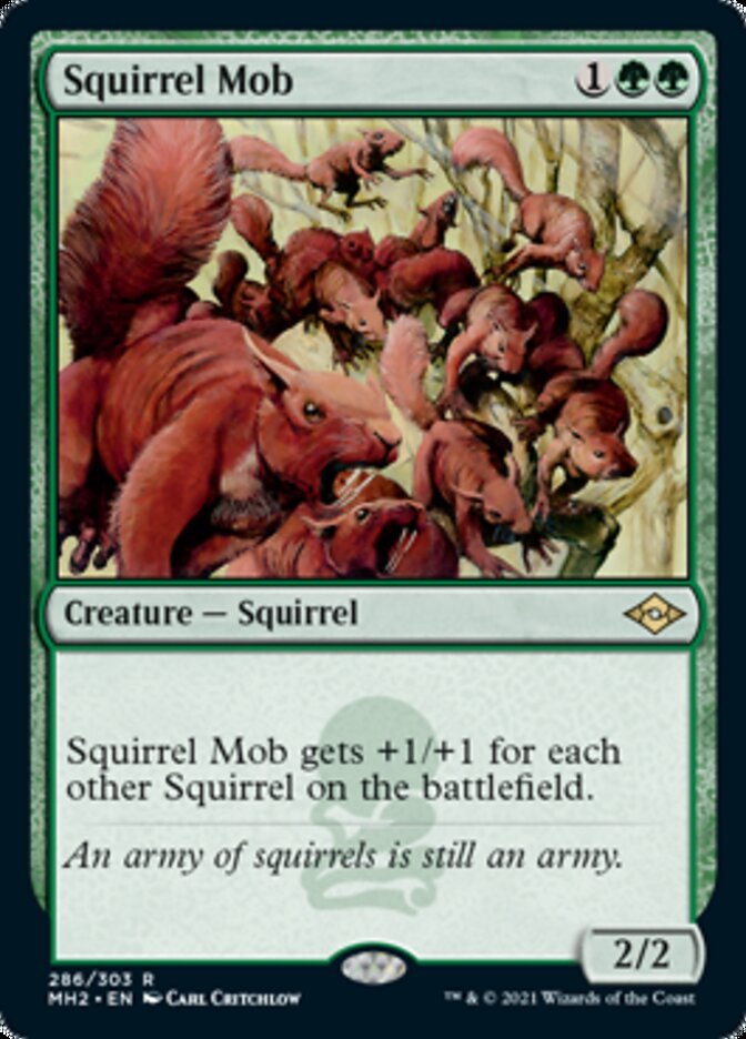 Squirrel Mob (Foil Etched) [Modern Horizons 2] - Card Brawlers