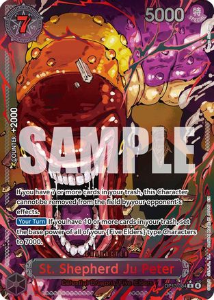 St. Shepherd Ju Peter (Parallel) (OP13-084) - Carrying On His Will Foil - Card Brawlers