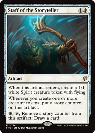 Staff of the Storyteller (FRC-034) - Commander: Reality Fracture - Card Brawlers