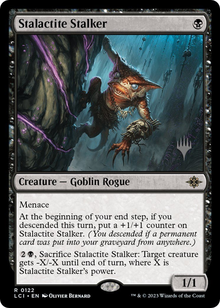 Stalactite Stalker (Promo Pack) [The Lost Caverns of Ixalan Promos] - Card Brawlers