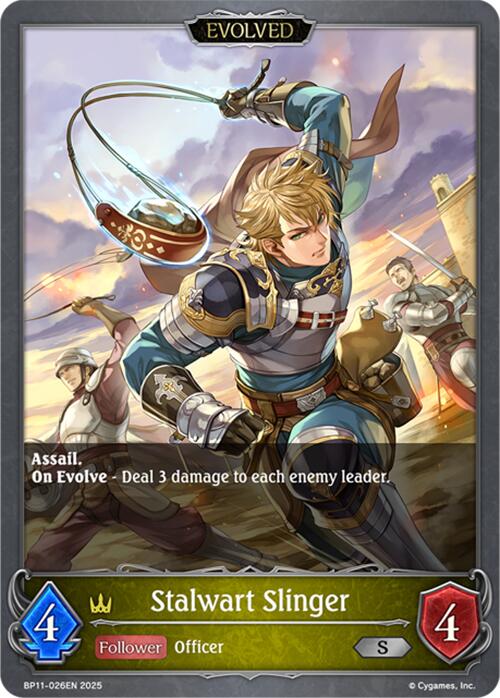 Stalwart Slinger (Evolved) (BP11 - 026EN) [Bullet of Fate] - Card Brawlers