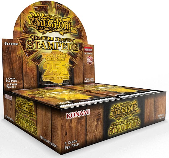 Yu-Gi-Oh! Quarter Century Stampede Booster Case (PREORDER) April 11, 2025 - Yu-Gi-Oh! - Card Brawlers | Quebec | Canada |