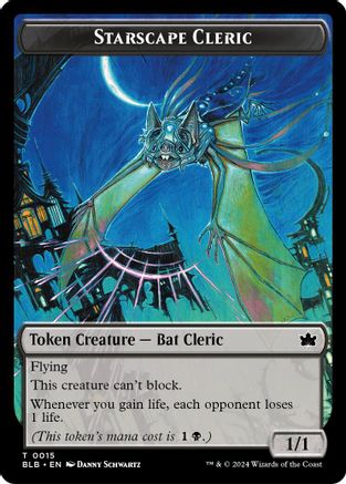 Standard Cleric // Clue Double-Sided Token (SOS-15 // 14) - Secrets of Strixhaven - Card Brawlers