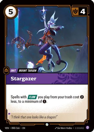 Stargazer (098/166) - Vendetta Foil - Card Brawlers