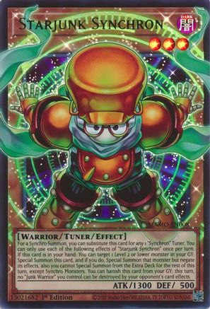 Starjunk Synchron (Extended Art) (MAMO-EN008) - Magnificent Monsters 1st Edition - Card Brawlers